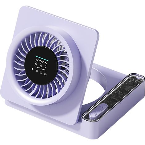 Ventilateur de Cou avec Moteur Brushless - USB, Silencieux - Longue Durée - Léger - Pour Enfant, Adulte - Alovez
