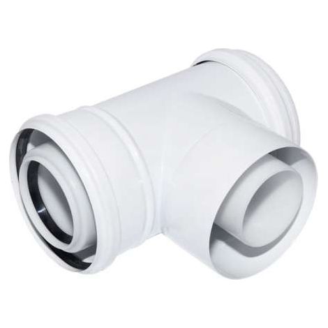 Bertrams 1 x Revisionsbogen Polyline LAS DN 60/100, 87°, weiß 41RB87-60 (1/2)