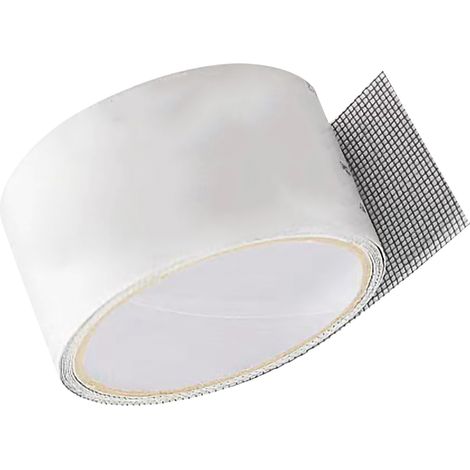 Ruban de réparation pour moustiquaire de fenêtre, adhésif anti-moustiques, patch de réparation pour chambre à coucher, blanc (1/5)