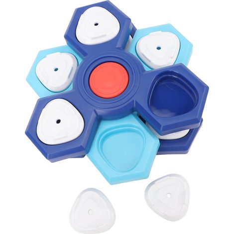 Gamelle anti-glouton interactive à 3 niveaux pour chats et chiens : empêche les glissades et soulage l'ennui. (1/5)