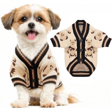 Manteau imperméable pour chiens de petite taille et chats, avec capuche, réglable, en PVC, transparent, et ultra-léger,L (1/5)