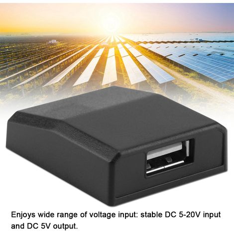 Chargeur solaire, batterie externe solaire, chargeur USB pour téléphones portables, boîte de jonction (1/5)