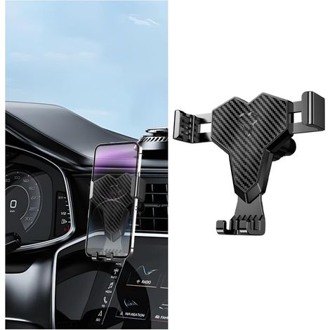 CCYKXA Car Air Vent Phone Holder, 360° Rotation Car Phone Holder, Car Accessories Auto Ventilation Cell Phone Holder, Car Clamp Cell Phone Holder (1/5)