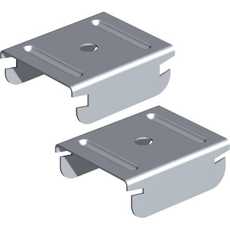 Gancio Distanziatore Foro Passante 7 per Montanti a C 15/48/15 e 27/48/27 Bordo Schiacciato - Confezione 10 Pezzi