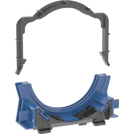 Geberit Rohrschell Anschlussbogen WC Abstand 49/77 mm 242012002 (1/3)