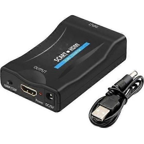 Convertisseur SCART vers HDMI 1080p de haute qualité, durable, pratique et facile à utiliser (1/5)