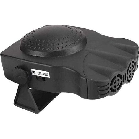 Chauffage de voiture, chauffage rapide 2 en 1 avec fonction de chauffage et de refroidissement, antibuée, 12 V, 150 W, allume-cigare à 3 prises, noir