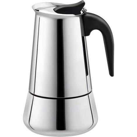 Cafetière expresso, cafetière sur cuisinière, machine à café expresso, acier inoxydable italien 100 ml