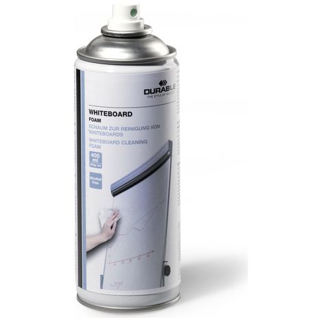 Durable Espuma Limpiadora Blanca 400 ml para Pizarras