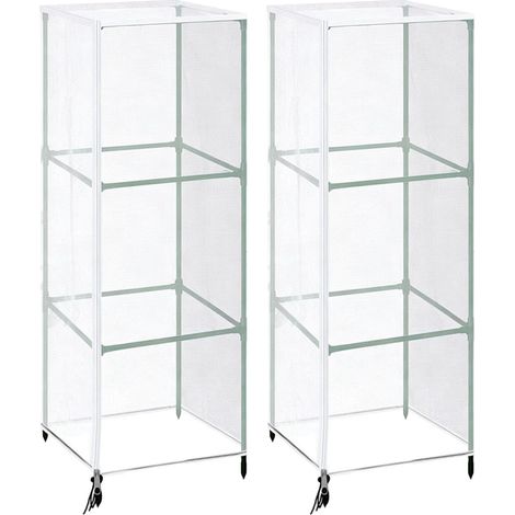 Housse en filet pour plantes, protection carrée verticale réutilisable avec fermeture éclair - housses pour plants de tomates pour légumes, fruits, myrtilles, arbres, cultures, plates-bandes surélevé (1/5)