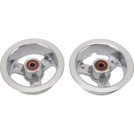 Jante de roue arrière 3.50-4 avec roulement 600RS, alliage d'aluminium de 4 pouces, haute résistance à la torsion, robuste pour motoculteur de Scooter électrique, souffleuse à neige. (1/5)