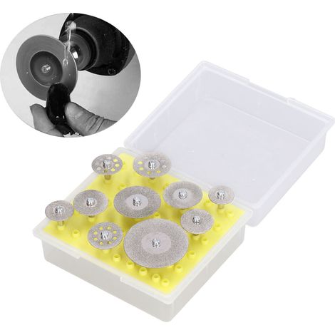 Set mit 10 Diamanttrennscheiben und Schleifscheiben (1/5)