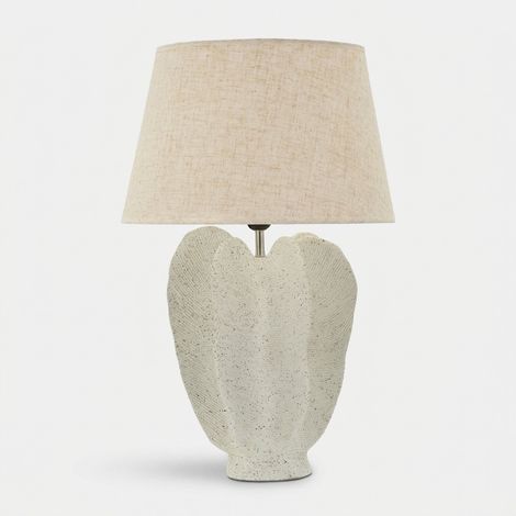 Lampada da tavolo in resina e tessuto Ester (1/5)