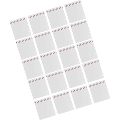 20 dicke, einfach zu handhabende, vielseitige, selbstverschließende Gefrierbeutel für den Hausgebrauch (1/5)