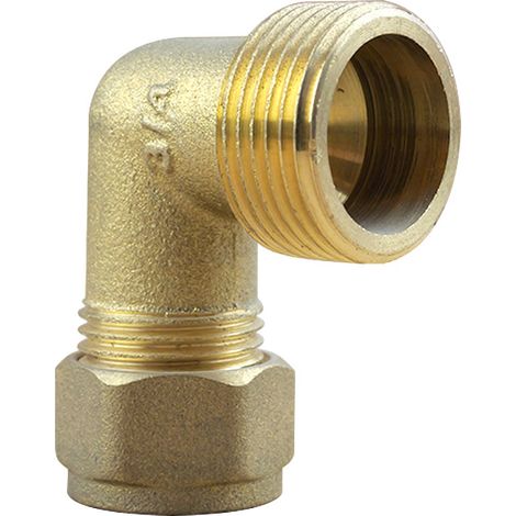 Coude bicone 3/4" (20/27) Mâle - Cuivre Ø14 - Arcanaute (1/4)