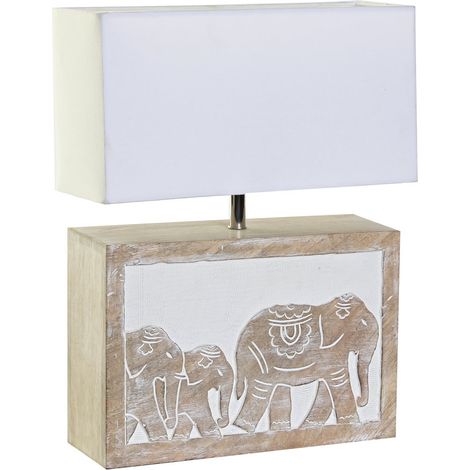 Tischlampenpolyestergriff 33x12x41 Brauner Polyestergriff Multikolor -Farbmaterial Familiendetails Details Details (1/4)