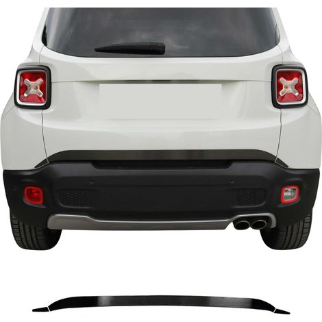 Garniture de Hayon Coffre pour Jeep Renegade 2014-2021 acier inox Brossé 3 Pcs