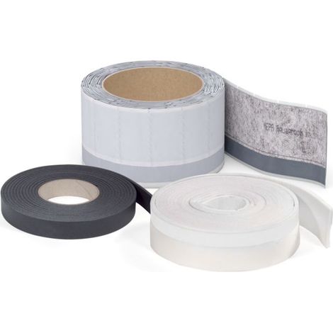 Ruban d'étanchéité 180061 – Longueur 4m – Pour baignoire – Résistant à l'eau et à l'humidité – Application facile sur surfaces lisses – Mepa (1/2)