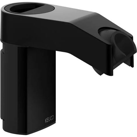 Keuco KE Soporte de ducha AXESS 35010, regulable en altura, negro mate, 35010370100