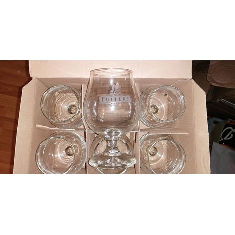 Lot de 6 verres Fuller's - Half Pint - Verres à bière neufs