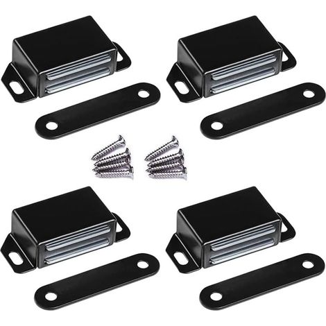 Lot de 4 fermetures magnétiques pour portes et tiroirs de cuisine (1/5)