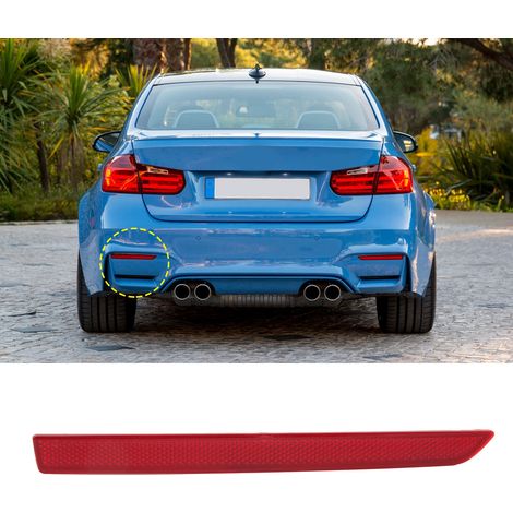 Heckstoßstangenreflektoren, kompatibel mit BMW M3 F80 Limousine und M4 F82 Coupé (2015–2020). Links: 63147848583 (1/5)