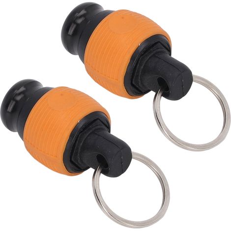 2-teiliger magnetischer Bithalter, Schnellverschluss-Bithalter, verschleißfest, Werkzeugschlüsselhalter für Bits mit 1/4-Zoll-Durchmesser, gelb (1/5)
