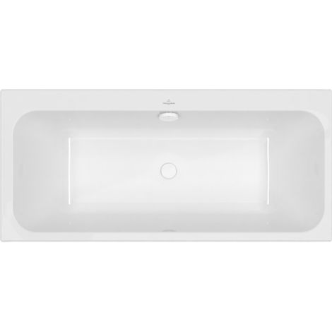 Baignoire droite 150 x 70 VILLEROY & BOCH Architectura + Vidage de baignoire WIRQUIN blanc