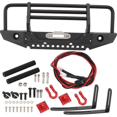 Pare-chocs avant métallique pour voiture télécommandée, pièces détachées Traxxas TRX-4, Axial SCX10 90046, modélisme RC. (1/5)