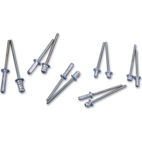 [NEUWERTIG] B-Ware Bralo Blindniete Nieten Alu Stahl 4x95 500 Stück Verpackung