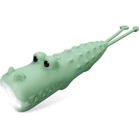 Crocodile rechargeable lampe de poche dimmable haute Lumen LED enfants lampe de poche pour Camping randonnée cadeaux pour enfants [Classe énergétique A+++]