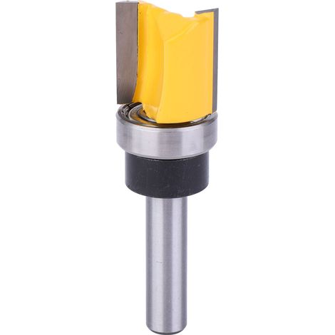 8mm Fraise à défoncer droite, outil de coupe pour bois, fraise de défonceuse pour rainurage et affleurage (1/5)
