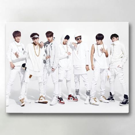 Toile / Peinture - BTS - 40x30 cm - Toile (1/4)