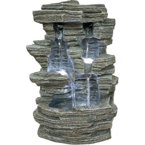 Zen'Light SCFR150 - Fontana Grand Canyon, Pietra, 19 x 16 x 28 cm, Colore: Grigio (1/4)