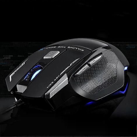 Souris gaming optique 7D AULA SoulKiller II, 3500 DPI, filaire USB, éclairage coloré (1/5)