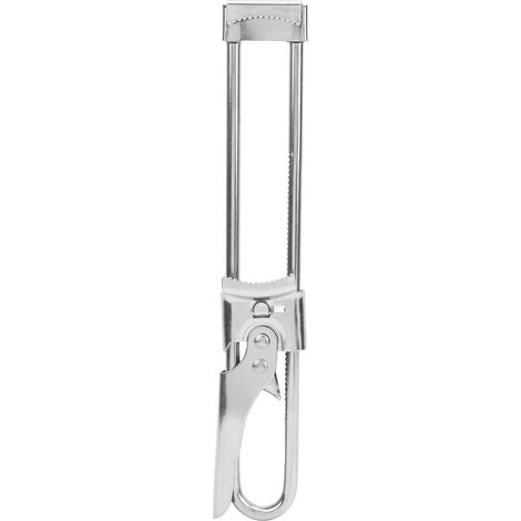 Ouvre-Bocal Multifonction en Acier Inoxydable, Pince Réglable pour Couvercles, Matériel Industriel (1/5)