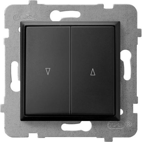 Conector ciego metálico Aria Black ŁP-7U/m/33