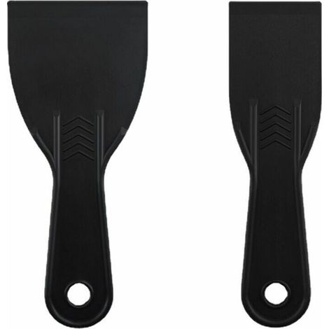 Grattoir Plastique - 2 Tailles 2" et 3" - Pour Retrait Peinture Autocollants Mastic - Usage Bricolage Menuiserie Construction - 2 Pièces (1/5)