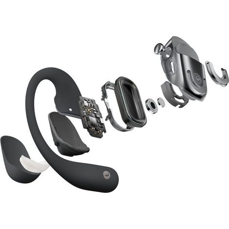 SHOKZ OpenFit 2 Auricolare Wireless A clip, A orecchio aperto Chiamate/Musica/Sport/Tutti i giorni Nero (1/5)