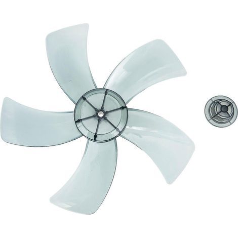 Kunststoff-Ventilatorflügel-Set für Standventilatoren – 28,50 x 28,50 x 3,00 cm – Schwarz (1/4)