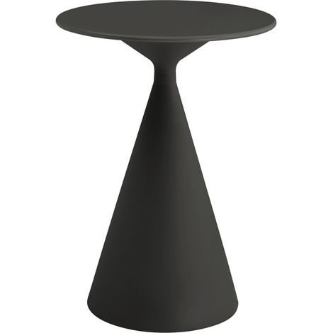 Garten-Bistro-Hochtisch ⌀80 cm "Néora" - Schwarz