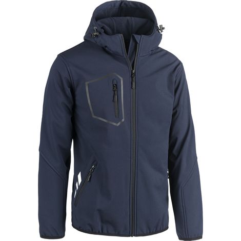 GIUBBINO SOFTSHELL STREAM BLU NAVY