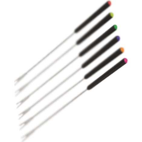Set de 6 Fourchettes à Fondue - Acier Inoxydable - Pour Raclette Grill Wok - Usage Domestique et Festif - Couleur Argentée