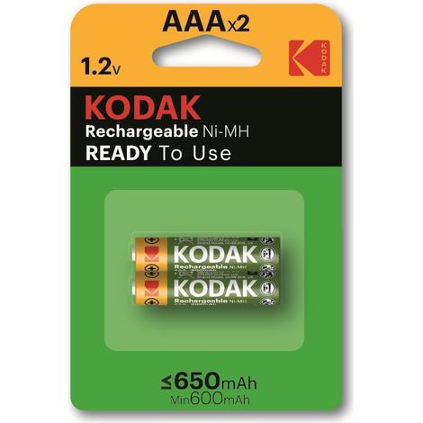 KODAK - PILA RECARGABLE HR03 AAA 650mAh BLISTER2