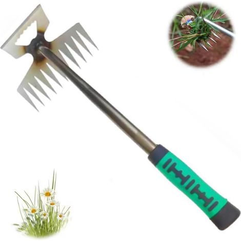 Herramientas de jardinería para desmalezar artefactos de deshierbe, herramienta de deshierbe de jardín, herramienta para eliminar malas hierbas de huertos, macizos de flores y plantas en maceta,(11 di