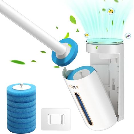 Toilet Brush with Heads, Toilet Brush Set for Bathroom Cleaning (1/5)