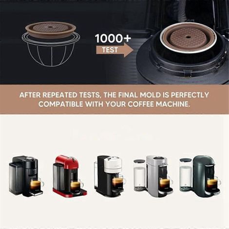 Wiederverwendbare Kaffeekapseln für Vertuoline GCA1 ENV135--