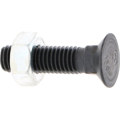 Boulon de charrue avec écrou M10x1,5x40mm classe 12,9 DIN 608 pour charrue 1040812