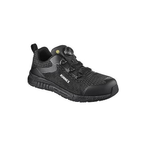RUNNEX® S3S-ESD-Sicherheitshalbschuhe atop SportStar, schwarz, Gr.43 (1/5)