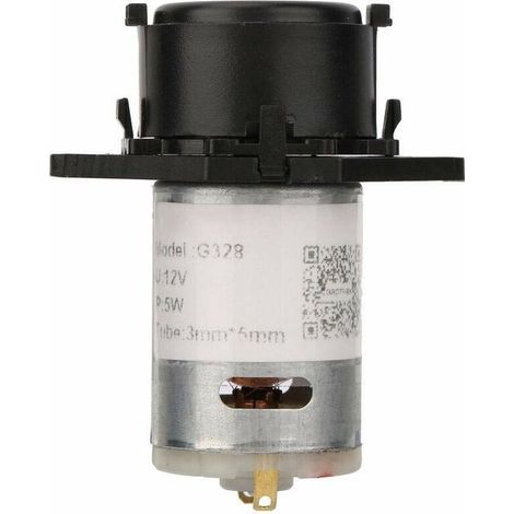 12V Peristaltic Pump 3 x 5 DIY Peristaltic Tube Head Peristaltic Dosing Pump for Aquarium Laboratory Chemical Analysis(Black) (1/5)
